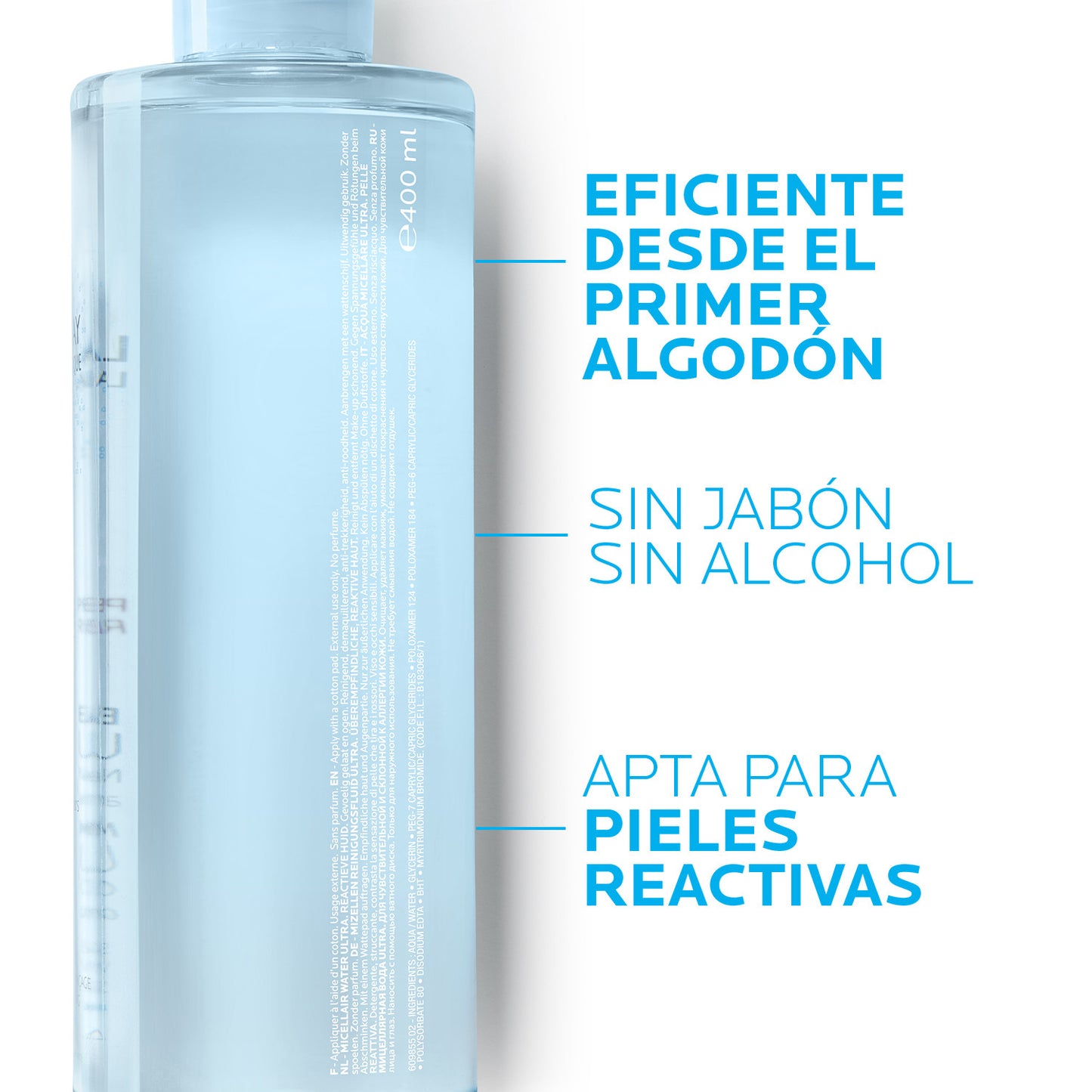 Agua Micelar Piel Reactiva LA ROCHE POSAY