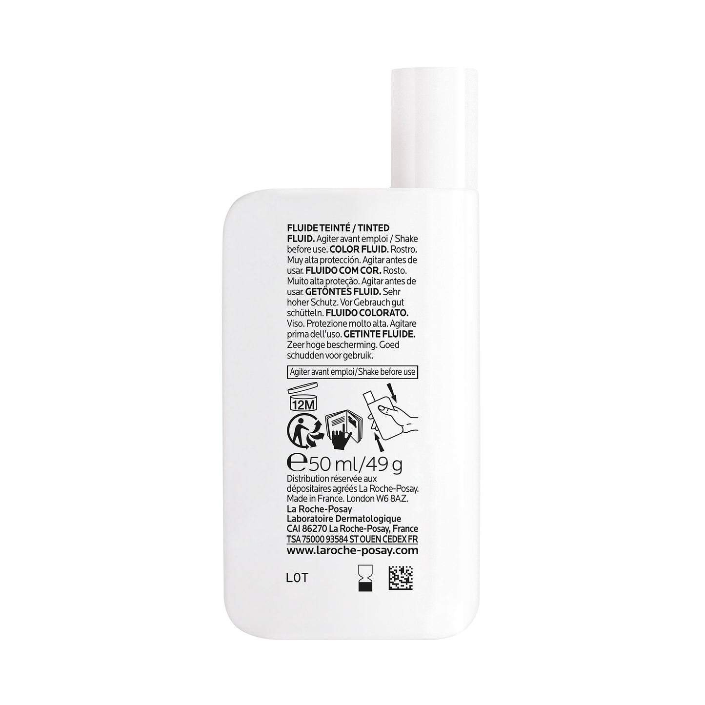 Anthelios UV-Mune 400 Fluido Invisible SPF50 Color LA ROCHE POSAY