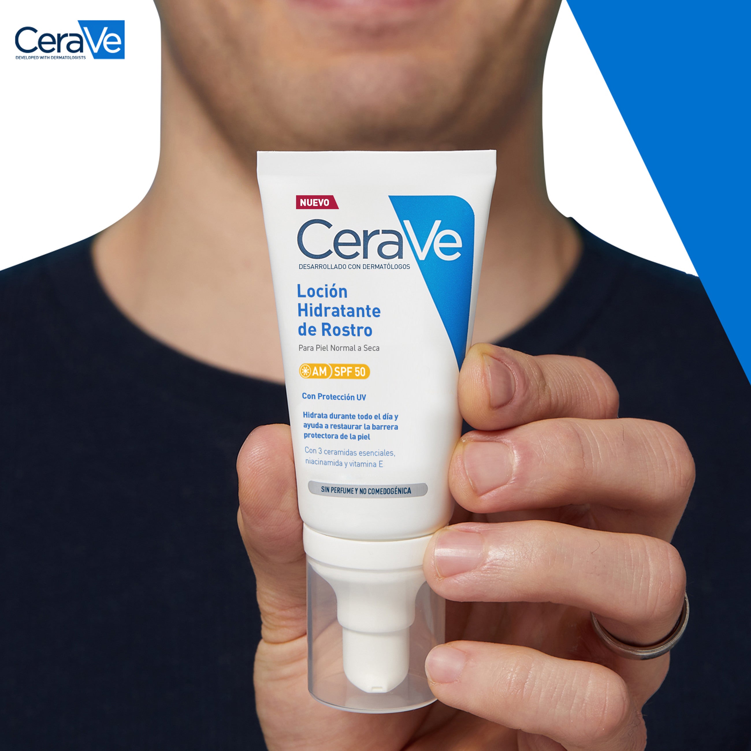 Loción Hidratante SPF50 CERAVE