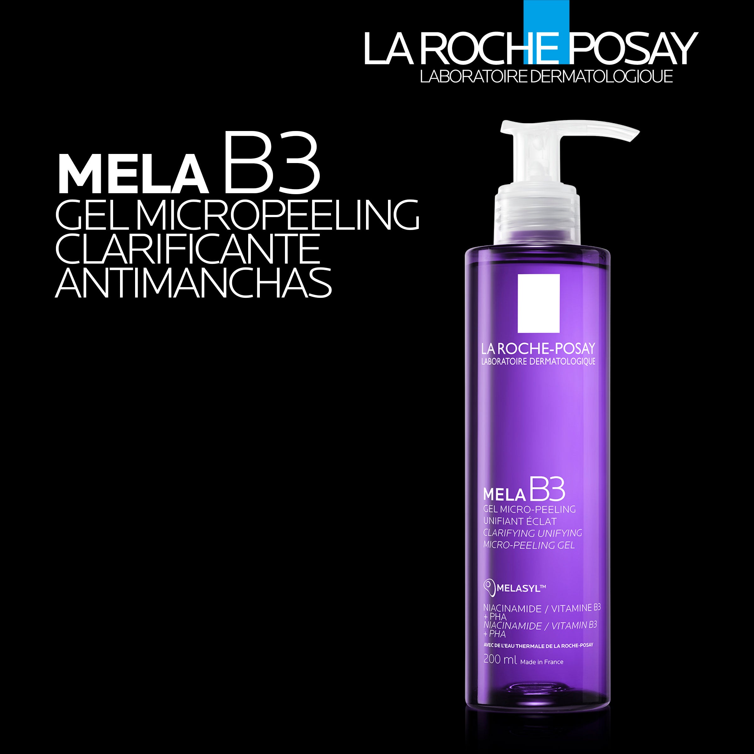 Mela B3 Gel Limpiador Facial Exfoliante LA ROCHE POSAY