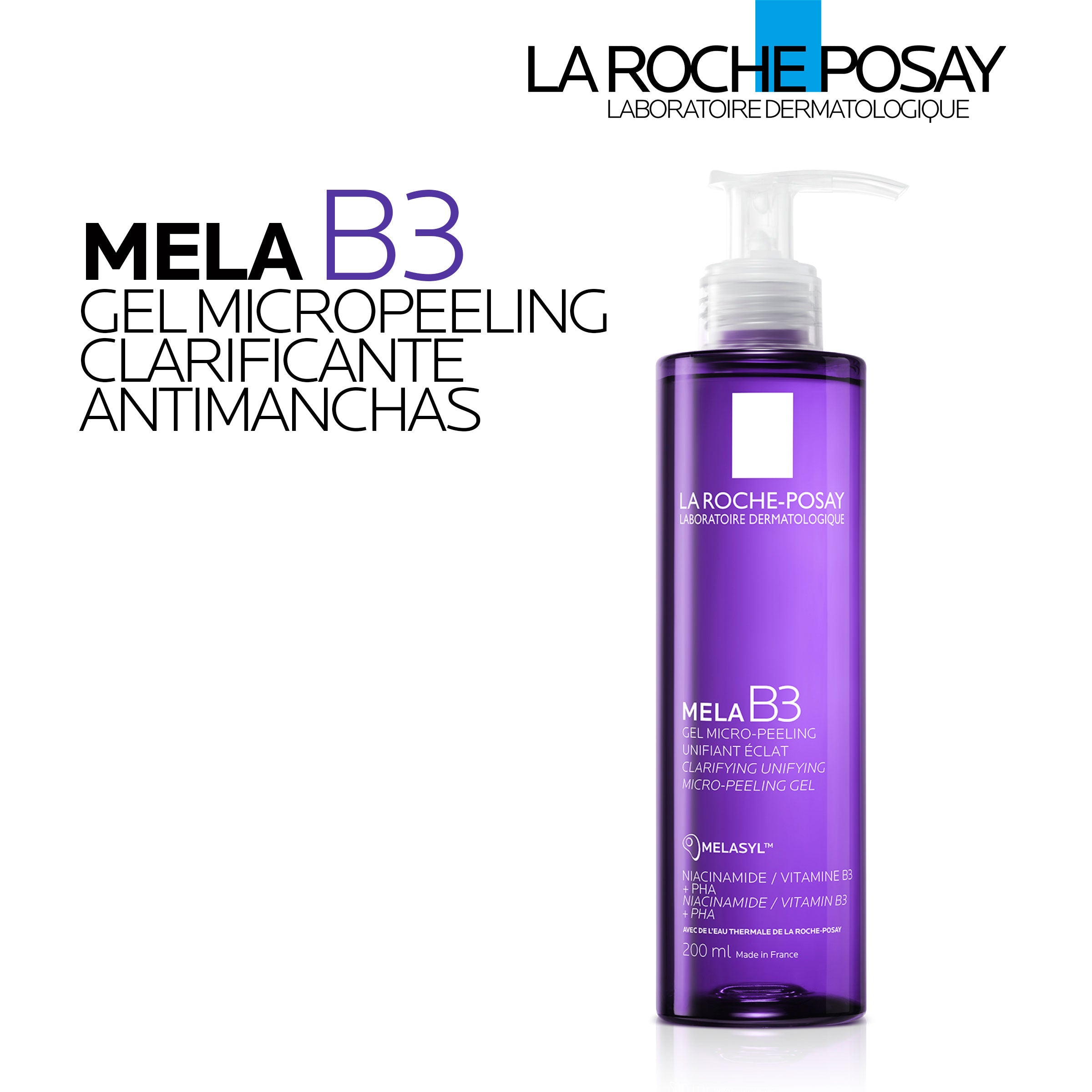 Mela B3 Gel Limpiador Facial Exfoliante LA ROCHE POSAY