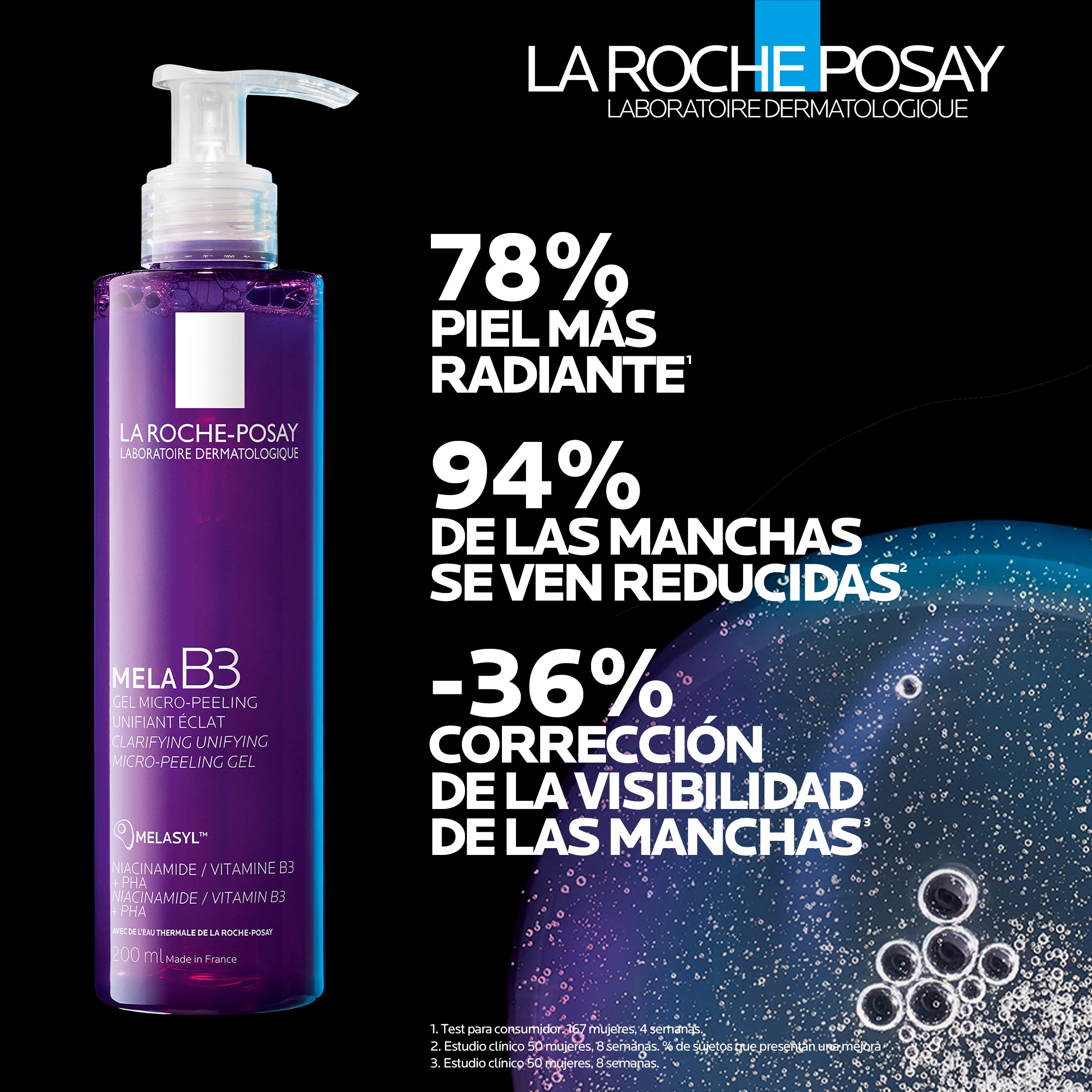 Mela B3 Gel Limpiador Facial Exfoliante LA ROCHE POSAY