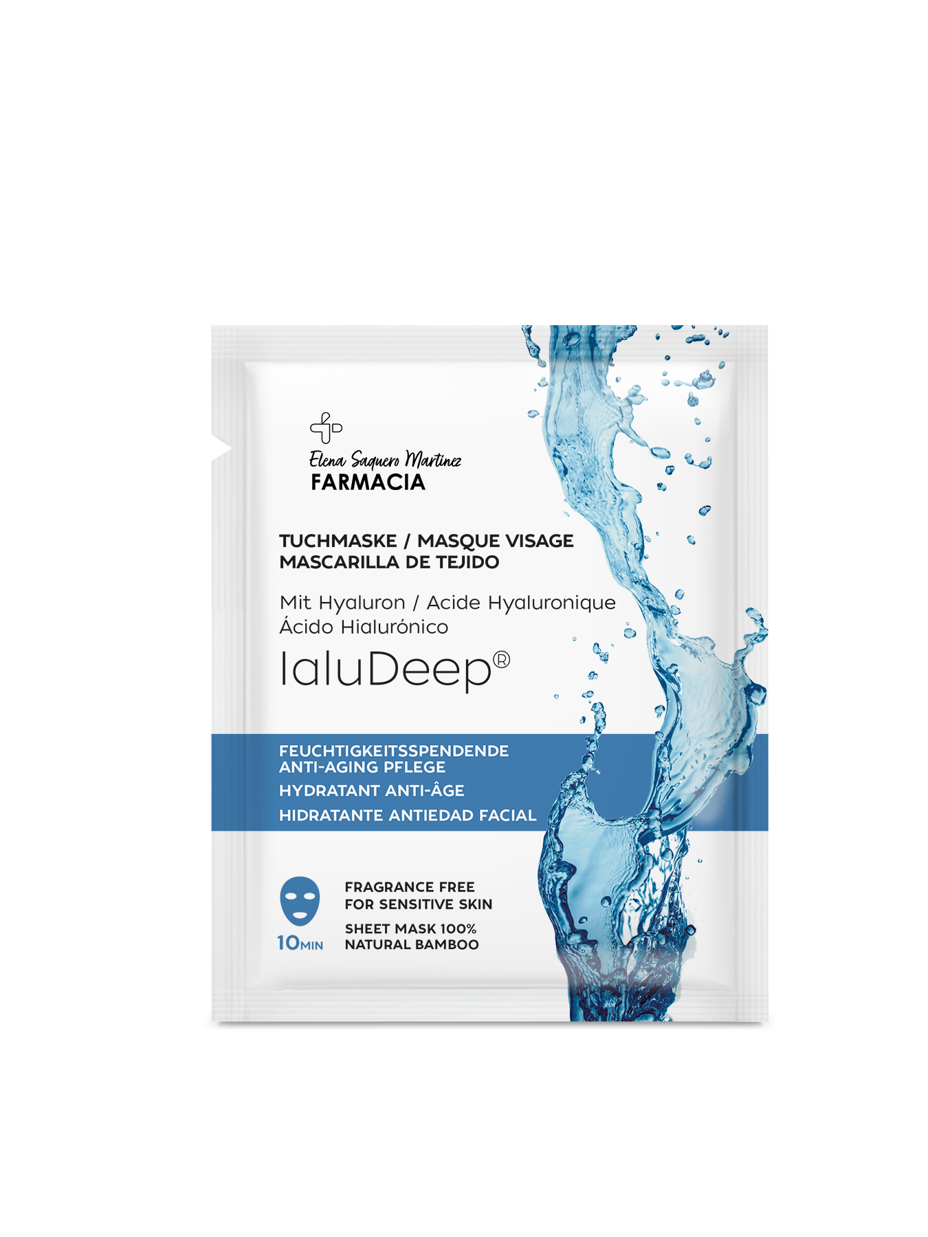 Mascarilla Facial de Tejido Hidratante Antiedad